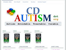 Tablet Screenshot of cdautism.org